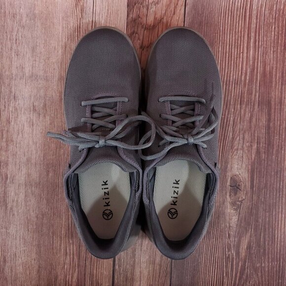 *READ* Kizik Unisex Size M12 W13.5 Madrid Eco Knit Shoes Graphite Hands Free - Picture 7 of 14